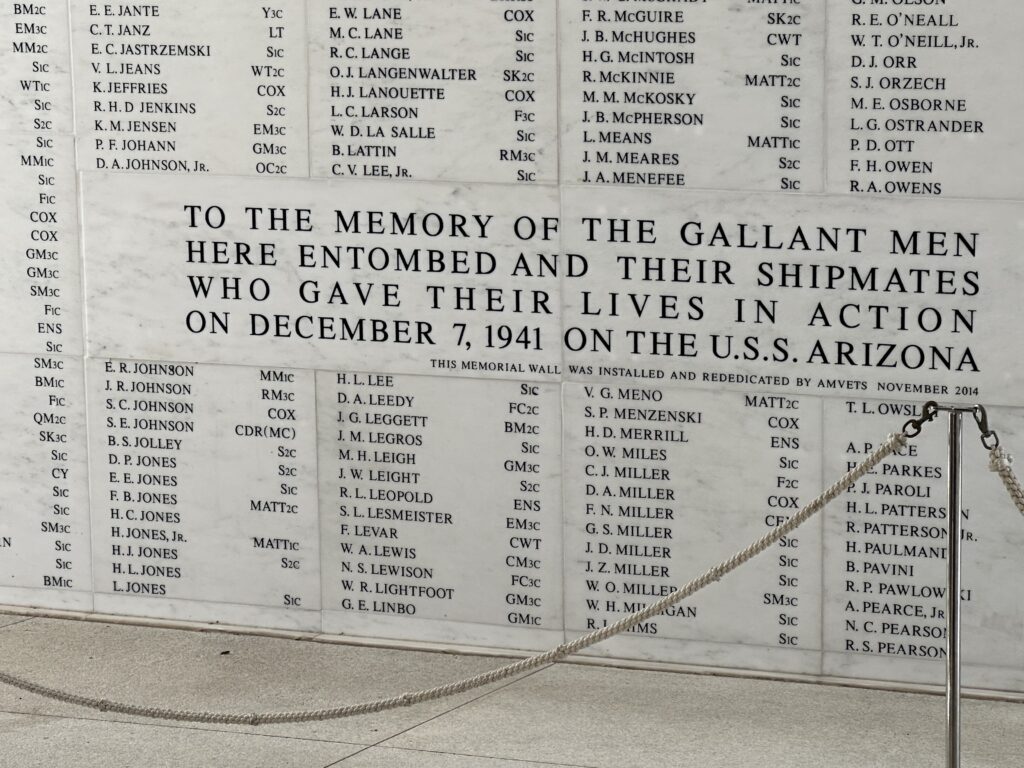 Names of the fallen